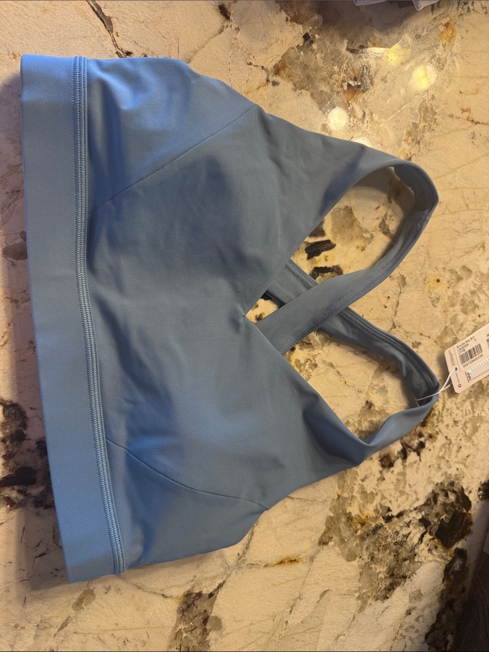 lululemon athletica Light Blue Cross-Back Sports Bra